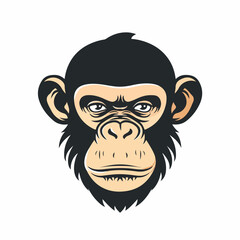 Monkey in cartoon, doodle style. Image for t-shirt, web, mobile apps and ui. Isolated 2d vector illustration in logo, icon, sketch style, Eps 10. AI Generative