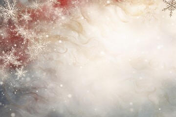 Festive christmas background with snowflakes and stars