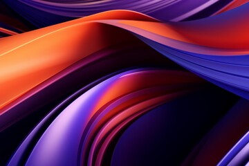 Futuristic 3D background with dynamic lines and vibrant colors