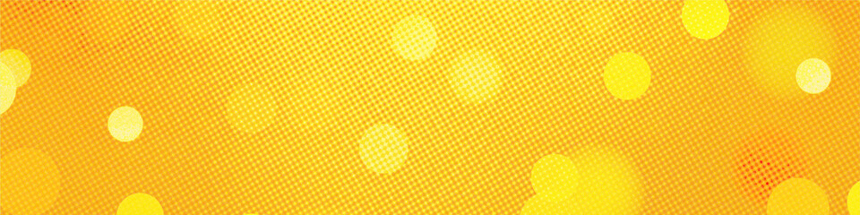 Fototapeta premium Yellow bokeh background banner, for Party, greetings, poster, ad, events, and various design works