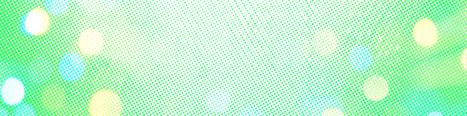 Green bokeh background banner, for Party, greetings, poster, ad, events, and various design works