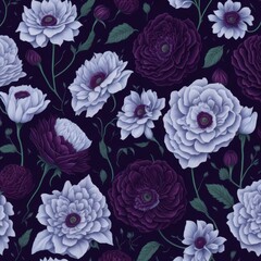 Cosmic Cosmos Creation: Multicolor Floral Digital Art Imagining Cosmic Florals