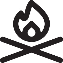Fire Icon: Symbol of Heat, Energy, and Danger