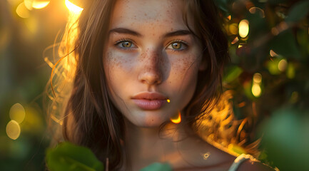 Beautiful young woman