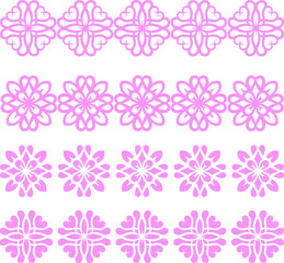 seamless pattern with flowers vector illustration