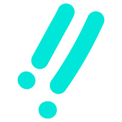 Handdrawn Exclamation Mark Doodle