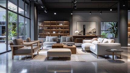 Home Furniture Showcase: Stunning Display at Furniture Showroom