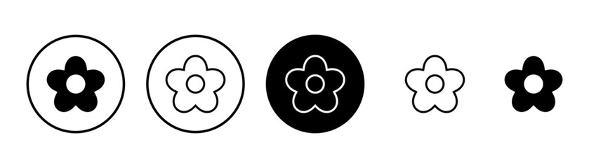 Flower icon vector isolated on white background. flower vector. flower symbols