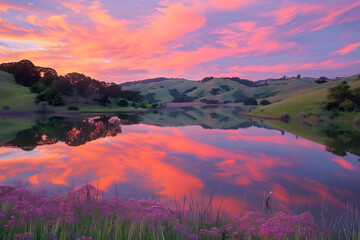 JG Photography's Mesmeric Sunset Landscape: A Showcase of Vibrancy and Quiet Solitude Against Nature's Backdrop