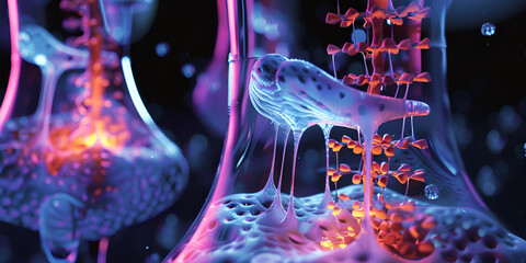  Close-Up Exploration of Human Anatomy via X-Ray ,X-Ray Close-Ups Unveil Human Body's Inner Workings ,Close Examination of Intricate Human Body Parts - obrazy, fototapety, plakaty