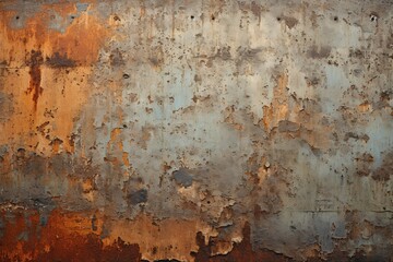 Rusty Metal Texture, Rusty Metal Texture Background, Grunge Metal Texture Background, Vintage Metal Texture, Old Rusted Texture, Rusted on surface, AI Generative - obrazy, fototapety, plakaty