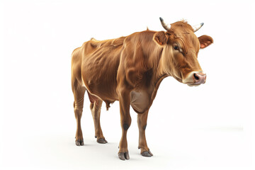 Cow isolated on a white background
