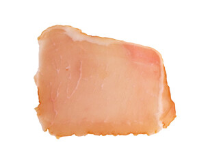 balyk, cured meat pork ham isolated 