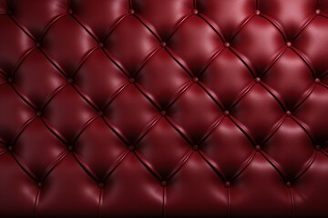 Upholstery Rich Luxury Sofa Pattern Background, luxurious upholstery buttoned Leather Background, leather background with button, AI Generative