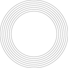 Concentric circle elements. Design geometric