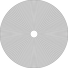Concentric circle elements. Design geometric