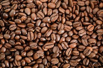 Obraz premium Coffee Beans Macro