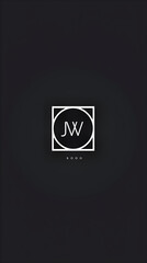 Minimalistic Logo Design of JW Speaker Corporation in Monochrome