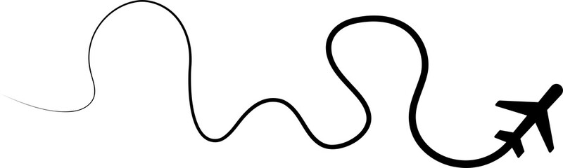 Airplane routes, travel, tracing, flight. Business concept