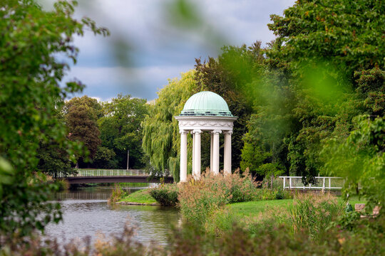 Markkleeberg White House Agra Park in spring 