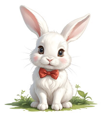 Obraz premium Cute rabbit illustration