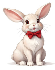 Obraz premium Cute rabbit illustration