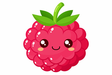 raspberry vector illustration