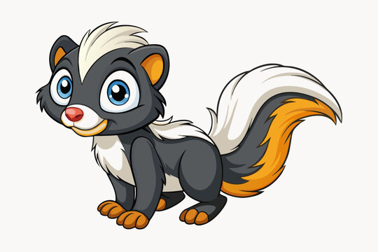 skunk vector illustration