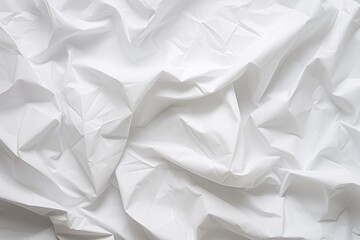 White paper texture background, rough and textured in white paper, White paper background, crumpled white paper texture background, AI Generative