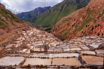 maras salt mines Salinas de Maras peru cusco