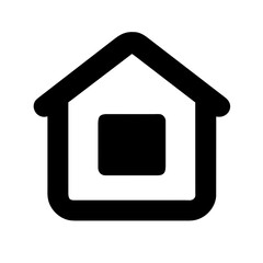 Home delivery icon vector graphic element symbol illustration on a Transparent Background