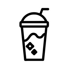 Beverage icon vector graphic element symbol illustration on a Transparent Background