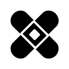 Bandage icon vector graphic element symbol illustration on a Transparent Background