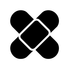 Bandage icon vector graphic element symbol illustration on a Transparent Background