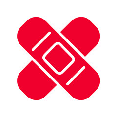 Bandage icon vector graphic element symbol illustration on a Transparent Background