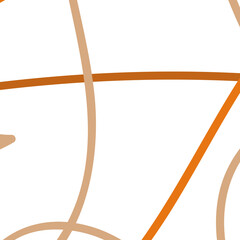 Orange Neutral Lines Background 