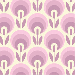 retro flowers Fabric wallpaper and textures 