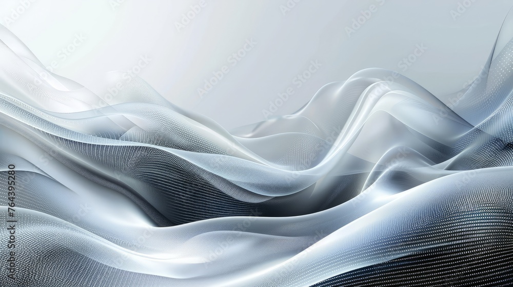 Poster abstract grey wave background poster with dynamic. technology network