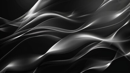 Obraz premium Modern Black Background Line Light Abstract