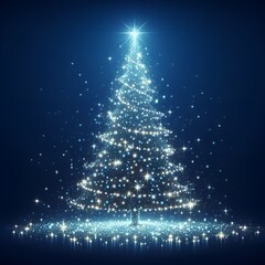 sparkling Christmas tree