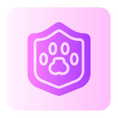 pet insurance gradient icon
