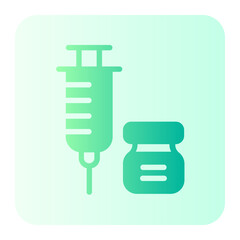 pet vaccine gradient icon