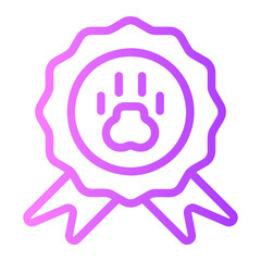 badge gradient icon