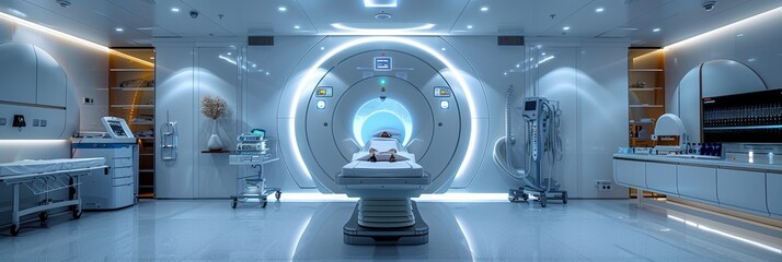 Advanced CT imaging suite designed for optimal patient care - obrazy, fototapety, plakaty