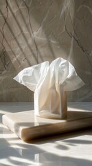 Minimal facial tissue a testament to minimalist design discreet yet indispensable in daily life