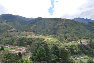 Fototapeta premium Los Andes,maravilloso sistema montañoso que cruza todo el continente Sur Americano.