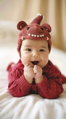 Funny adorable happy baby - 764408267