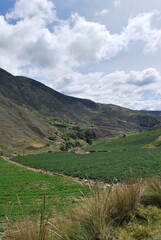 Naklejka premium Los Andes,maravilloso sistema montañoso que cruza todo el continente Sur Americano.