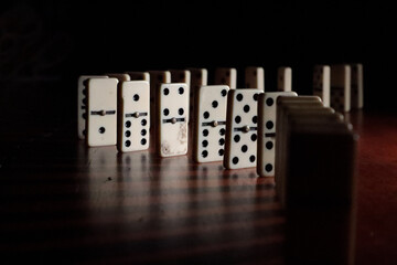 Fila de domino