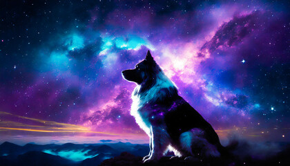 dog as part of the cosmos afterlife concept